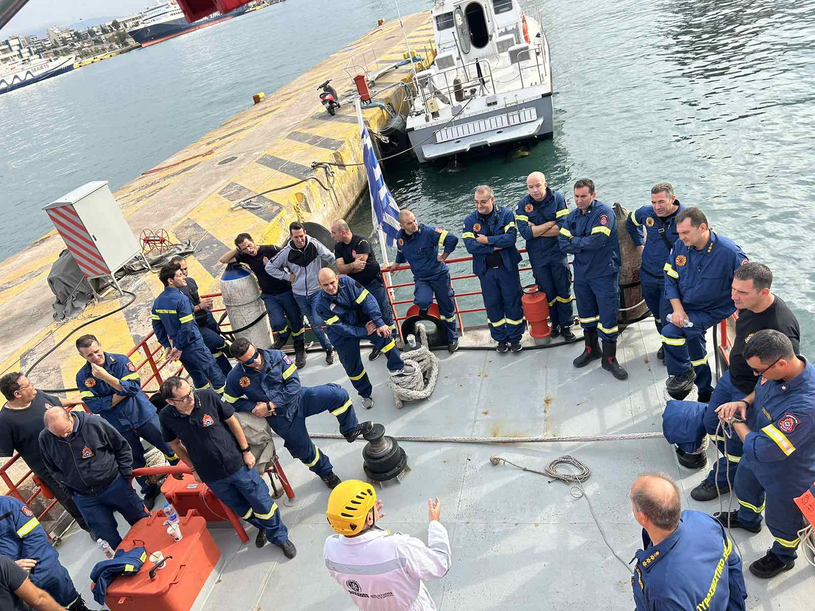 Training Academy of Bureau Veritas Hellas MAE delivers Integrated Firefighting Course for Hellenic Fire Fighting Vessels